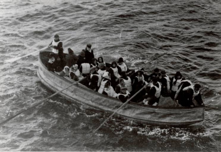 Photo of an Engelhardt boat from the Titanic